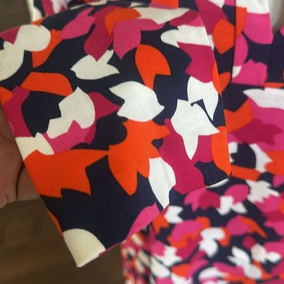 Diane von Furstenberg Reina Shift Leaf Dance Dress 6 - Picture 4 of 8